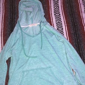 Blue jacket,thin,used,almost famous,hood